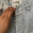 One Teaspoon  Destroyed Denim Outlaws High Waisted Shorts Photo 3