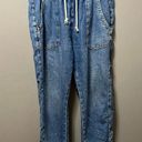 Pilcro  Cottage Utility Jeans Mid Wash Blue Denim Size Large Photo 0