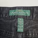 Ralph Lauren Lauren  Jeans Womens 8 Black Classic Straight Denim Stretch Everyday Photo 2