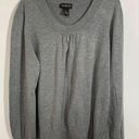 Lane Bryant  Womens Knit Scoop Neck Pullover Sweater Heather Grey Plus Size 14/16 Photo 0