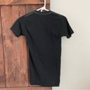 CP Shades  Top Womens Small Hand Colored Black Preshrunk Cotton Vneck Tshirt Photo 2