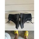 blowfish  Malibu Reilly Black Raven Vegan Lace Up Tech Knit Combat Boots 7.5 Photo 6