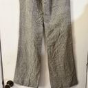 Ralph Lauren  Black Label Camel Hair Trousers Plaid Houndstooth Straight Wide Leg Photo 5