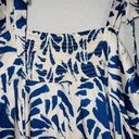 Alexis NWT  x Target Blue Botanical Floral Asymmetrical Hem Dress Size 3X Photo 9