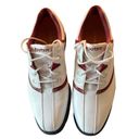 FootJoy  Golf Shoes Women 8.5 Merrell Collaboration White Spikes Comfort Red Trim Photo 3