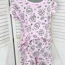 Disney  Winnie The Pooh Pajama Sleep Set Tee Shorts Pink Medium Photo 0