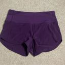 Lululemon NWOT  Speed Up High-Rise Lined Short 2.5" Size 8 Dramatic Magenta Plum Photo 2