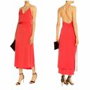 Alexis  Analiai Crepe Slip-Style Wrap Dress Red S Photo 3