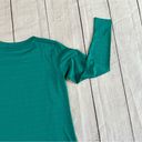 Zyia  Active size medium chill perforated teal long sleeve gym workout shirt Photo 11