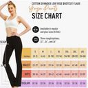 Low Rise Charcoal Bootcut Flare Yoga Pants Gray Photo 8