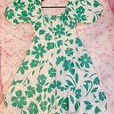 Altar'd State Green / White Floral Sundress Photo 0