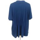 Lane Bryant  Fun & Flirty Cotton Blend Cardigan Navy Sz 14 Photo 1