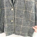 American Eagle NEW  Wool Blend Plaid Blazer Jacket sz Large Oversized Academia Photo 4