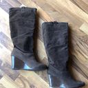 Rampage  Brown Tall Wedge Boots Size 11 Photo 1