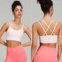 Lululemon  like a cloud sports bra strawberry milkshake pink Photo 1