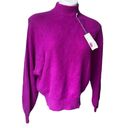 Rafaella NWT,  Y2K Angora Blend Dolman Sleeve Mock Turtleneck Sweater, Sz M Photo 2