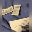 Chico's  Zenergy Jacket 1/4 Snap Womens Periwinkle Blue Roll Tab Sleeve Po… Photo 7