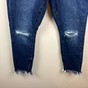 One Teaspoon  Freebirds Jeans Size 26 High Rise Dark Wash Distressed Frayed Hem Photo 7