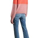 ALLSAINTS NEW All Saints Lou Uno Jumper Stripe Colorblock Crewneck Fuzzy Sweater Photo 3