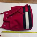 Tommy Hilfiger  Vintage 90s Y2K Red bucket shoulder bag purse streetwear retro Photo 14