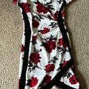 Red Floral Maxi Dress Multiple Photo 0