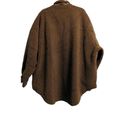 Good American Contour Faux Shearling Jacket In Sepia Shacket 7/8 (4XL/5XL) New Photo 4