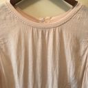 Flax  Relaxed Over-Sized Lagenlook Dress Sz L Carnation Pale Pink W/Front Pocket Photo 2