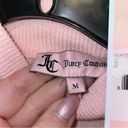 Juicy Couture  Mock Neck Intarsia Logo Sweater in Rose Quartz Size Medium Photo 1