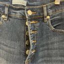 Loft Medium Rinse Skinny Denim Jeans w Frayed Edge & 5 Button Fly Size 28 Photo 6