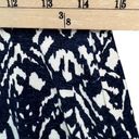 Ralph Lauren  LRL Pants Womens S Blue White Ikat Wide Leg Stretch Jersey Knit Photo 5