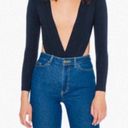 American Apparel AA cut out bodysuit S NEW Photo 2