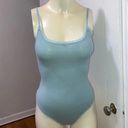 SKIMS Size Large Pointelle bodysuit sky blue NWT  LOGO Photo 5