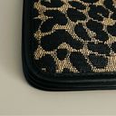 Tory Burch Adalyn Leopard Raffia Clutch Bag with Removable Crossbody Strap Photo 4