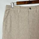 Patagonia  Light Beige Brown A-Line Knee Length Skirt 8 Photo 2