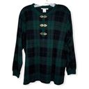 Cathy Daniels  Sweater Top Plaid Photo 0