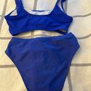 2 Piece Bikini Set Bathing Suit Blue Photo 0