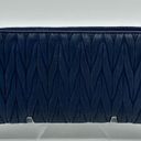 Miu Miu Navy Continental Leather Wallet Photo 1