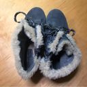 Earth Origins  Women’s Suede Fuzzy Ankle Bootie Size 6.5W Photo 6