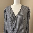 Something Navy  Gathered Peplum Top XS NWT Photo 5