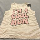 Grayson Threads Women's Im a Cool Mom Graphic Tank Top Size M NWT Photo 0
