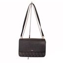 DKNY Sina Black & Gray Flap Shoulder Bag Photo 4