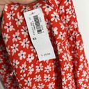 Old Navy NWT  Red Floral Sleeveless Cropped Jumper Jumpsuit Photo 5