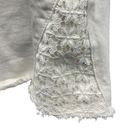 Victoria's Secret Torrid Denim Cut Off Shorts White Size 20 Floral Lace Detail Distressed Stretch Photo 4