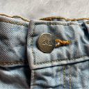 ZARA Vintage Style Ultra High Waisted Distressed Light Wash Denim Shorts 4/26 Photo 2