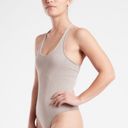 Athleta NWT  Recharge Bodysuit in Grey Heather Size XS Photo 3