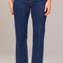 Abercrombie & Fitch Ankle Length Ultra High Straight Leg Jean Curve Love Photo 0