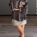 POL NEW  Oversized Aztec Button Down Shirt / Shacket Photo 2