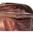 Vintage Saddle Crossbody Messenger Bag Genuine Leather Purse Handbag READ Photo 7