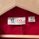 D & . NEW Denim and Company Red Jean Jacket Womens M Christmas Valentines Day Photo 3