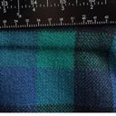 CHAPS  Green Blue Tartan Plaid Knit Pencil Straight Skirt Size Large Photo 2